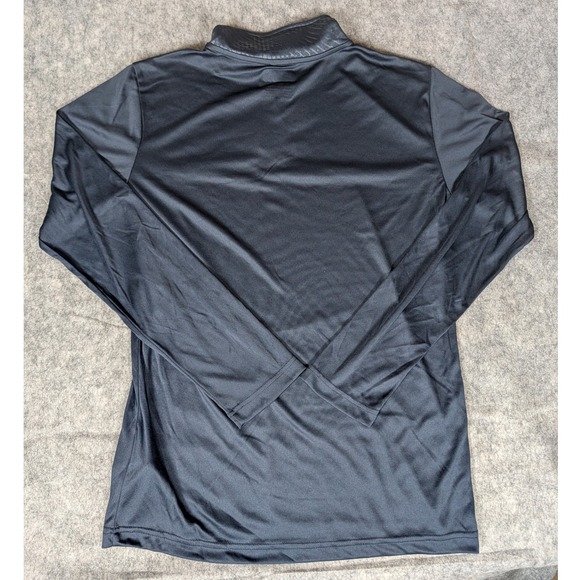 Mens Chicago Bears NFL Team Apparel Quarter Zip Pullover Shirt Size M - Picture 3 of 7